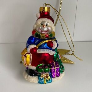 💌☃️Unique Treasures Postal Service US Mail Carrier Snowman Ornament